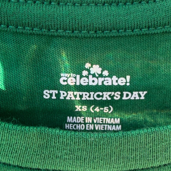 Green Lucky Kids T-Shirt - Picture 3 of 5